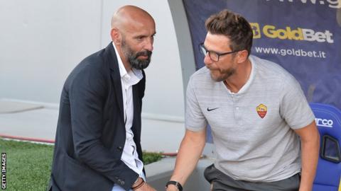 Monchi and Eusebio di Francesco