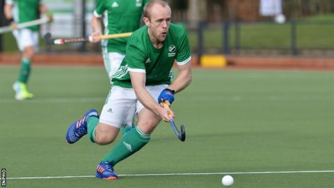 Eugene Magee went close for Ireland in Tuesday's game against Spain