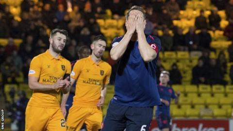 Hearts collapsed after midfielder Arnaud Djoum was sent-off with 20 minutes left