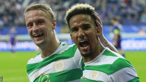Striker Leigh Griffiths (left) and Scott Sinclair