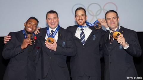 GB Bobsleigh team