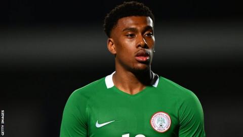 Arsenal and Nigeria's Alex Iwobi