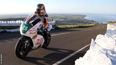 Maria Costello at the 2017 Isle of Man TT