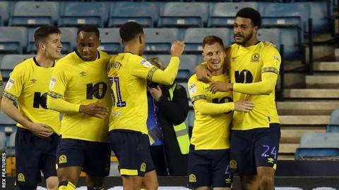 Blackburn Rovers celebrate