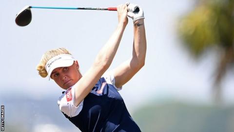England's Charley Hull at the US Women's Open