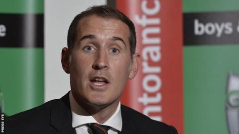 New Glentoran manager Gary Haveron