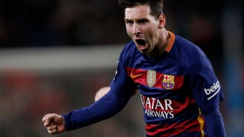 Barcelona forward Lionel Messi
