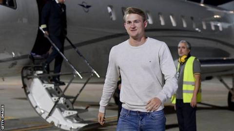 Matthijs De Ligt Ajax Captain Arrives In Turin To Complete