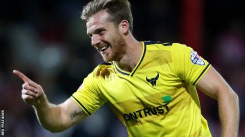 Oxford United defender Johnny Mullins