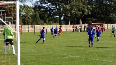 Wigtown & Bladnoch hosted Hawick Royal Albert at Trammondford Park for a place in the Scottish Cup first round.