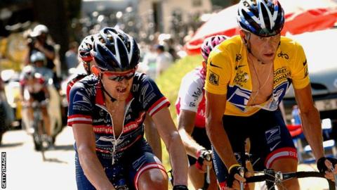 Floyd Landis and Lance Armstrong