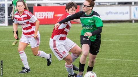 Stirling University against Hamilton Academical