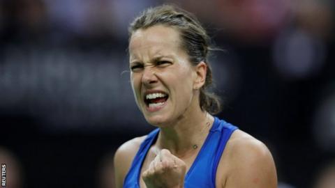 Czechs take 2-0 lead over United States in Fed Cup final Czechs take 2-0 lead over United States in Fed Cup final
