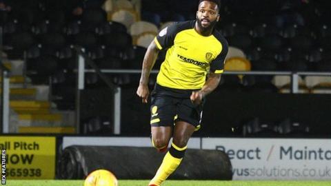 Darren Bent in action for Burton