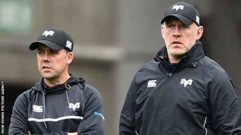 Gruff Rees (left) and Steve Tandy