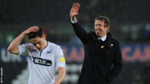 Graham Potter waving