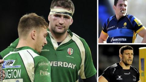 London Irish, Worcester and Newcastle all fighting to avoid the Premiership drop