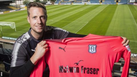 Dundee goalkeeper Elliot Parish