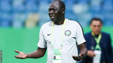 Nigeria under-17 coach Manu Garba