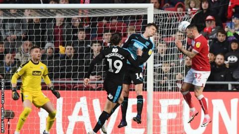 Bristol City's third goal from defender Jack Hunt was the summer signing's first for the club