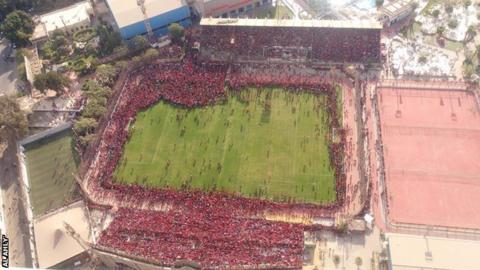 Al Ahly fans unwittingly caused the cancellation of Tuesday's training session in Cairo