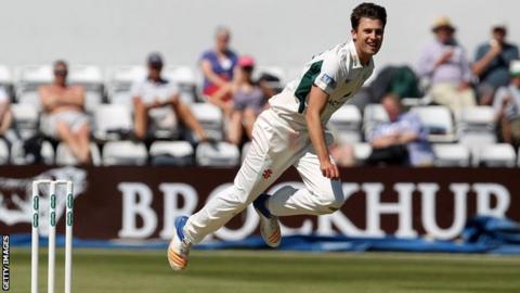 Worcestershire fast bowler Ed Barnard has now taken 79 wickets in 30 first-class matches for the county