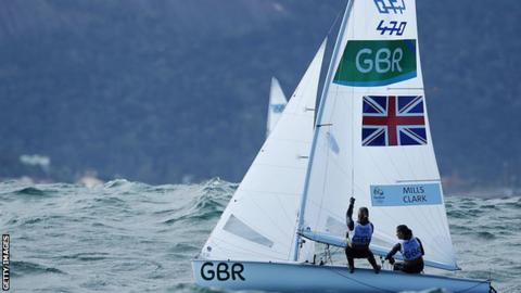 Great Britain 470 sailing
