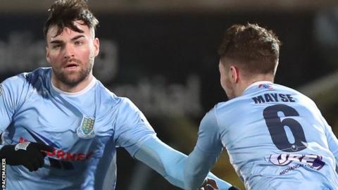 Ballymena dropped points for the first time in 10 Premiership matches