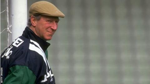 Jack Charlton during his time as Republic of Ireland manager