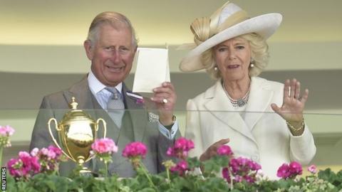 Prince Charles with the Duchess of Cornwall at Royal Ascot