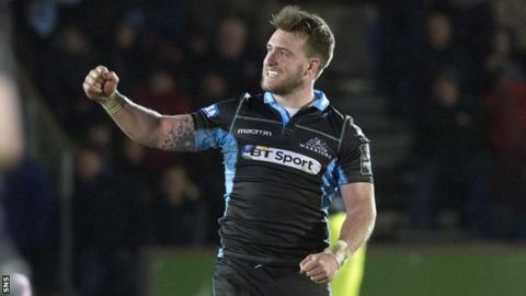 Glasgow Warriors full-back Stuart Hogg