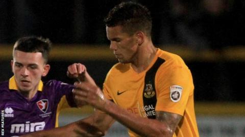 Southport defender Josh Thompson