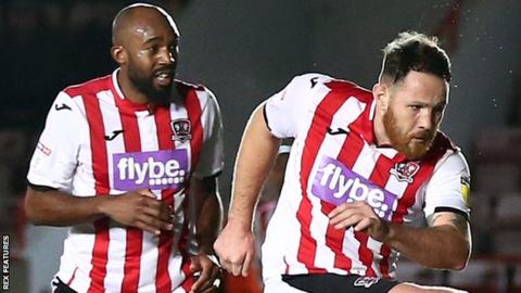 Exeter City players