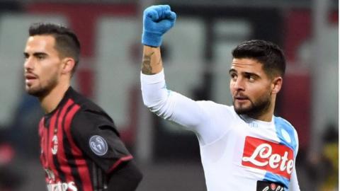 Napoli beat Milan