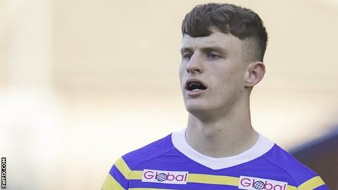 Ash Handley in action for Leeds Rhinos