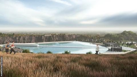 Image of proposed surf park