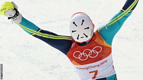Hirscher out of Olympic slalom on 1st run