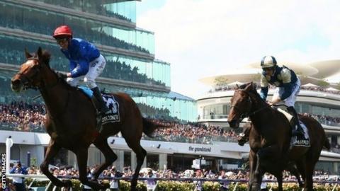 Cross Counter wins the Melbourne Cup