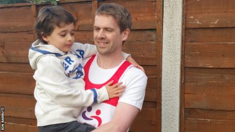 Jon Barbuti and his son Dylan