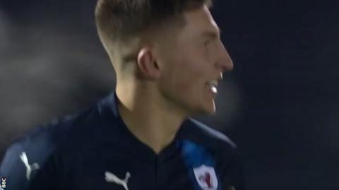 Raith Rovers' Jonny Court celebrates