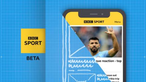 BBC Sport beta app promotional image