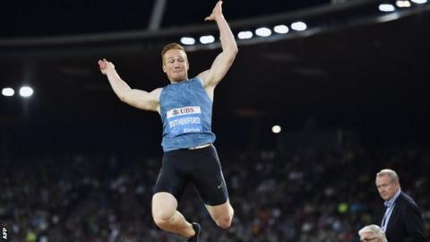 Greg Rutherford jumps