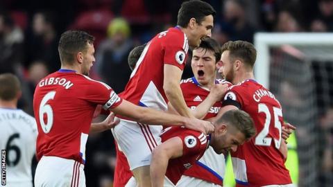Middlesbrough celebrate