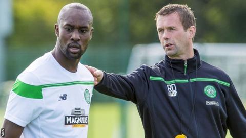 Carlton Cole and Celtic manager Ronny Deila