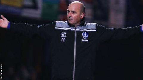 Portsmouth manager Paul Cook