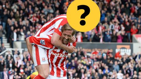 Peter Coruch celebrates with a hidden player