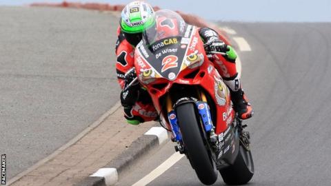 Irwin's average lap time was 113.452mph in the truncated Superbike practice session on Tuesday