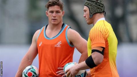Michael Hooper and David Pocock