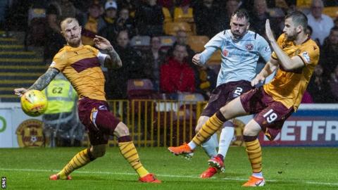 Michael Smith opened the scoring for Hearts