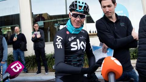 Froome vows to race on, despite probe Froome vows to race on, despite probe